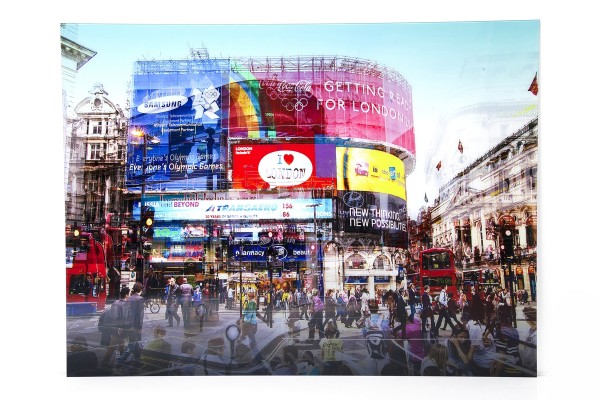Bild Glas Piccadilly Circus - Kare Design