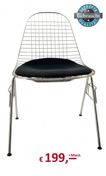 Vitra Wire Chair DKX - Konferenzstuhl - Besucherstuhl - stapelbar - Bestuhlung in Sitzordnung