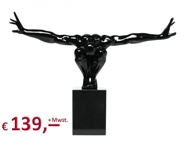 Kare Design - Dekoobjekt Athlet - schwarz - Modellnummer 69419